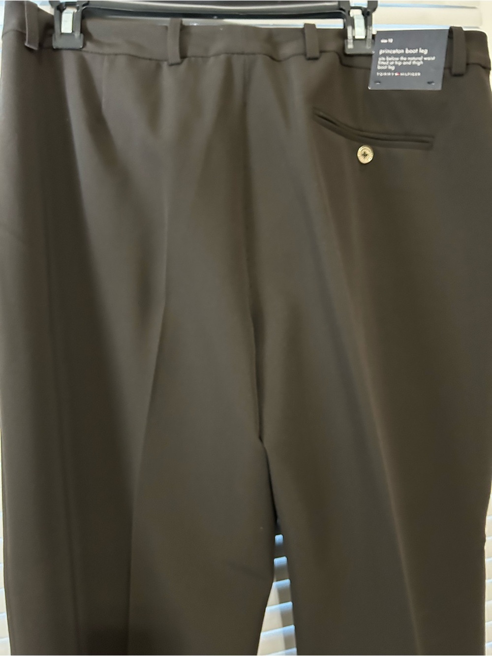 NEW! Tommy Hilfiger Women's Dark Brown Boot Leg Trousers - Picture 5 of 6